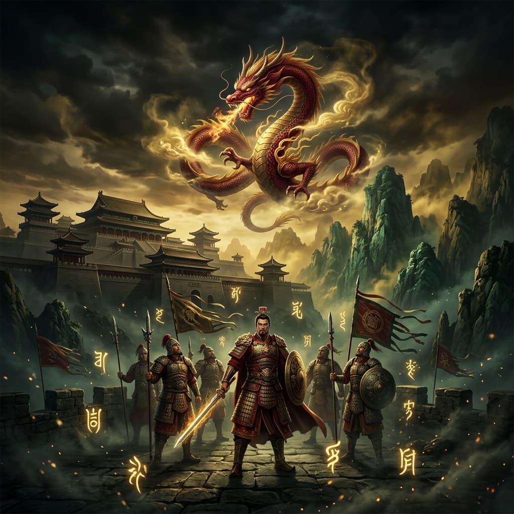 AetherForge AlfaGaming — Platform Game Klasik Cina Terbaik dengan Naga dan Pejuang